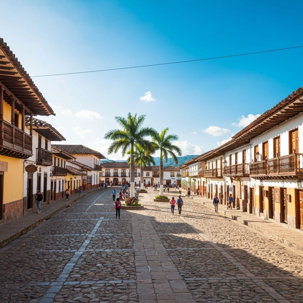 Guía de transporte turístico a Villa de Leyva