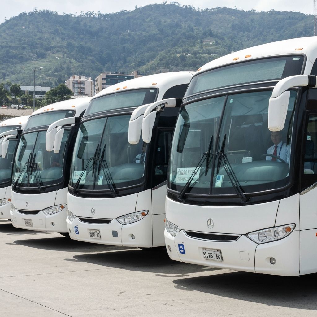 Flota moderna de buses ejecutivos Estarter